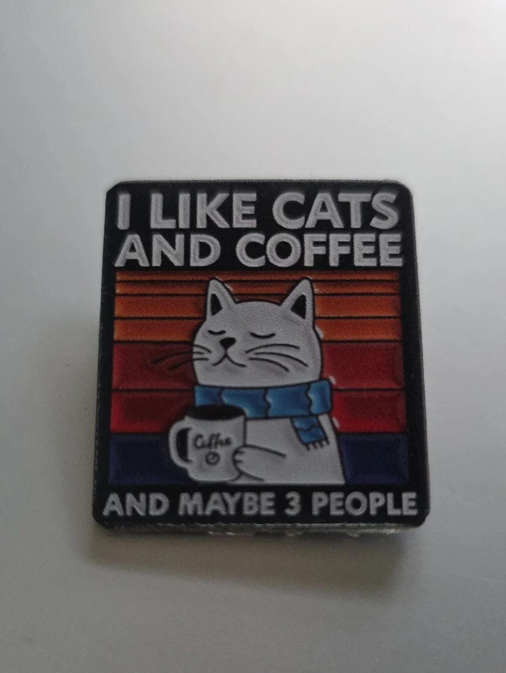Cats & Coffee Pin Brooch